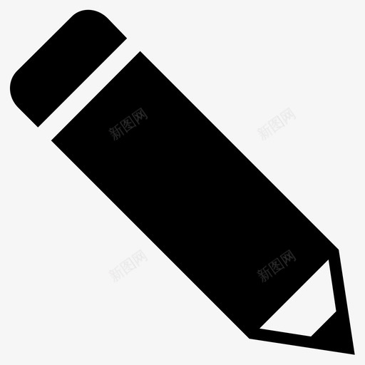 采购产品铅笔绘图橡皮擦铅笔图标svg_新图网 https://ixintu.com 书写 必需品 文具 橡皮擦铅笔 绘图 采购产品铅笔