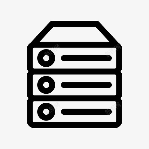 硬盘计算机数据图标svg_新图网 https://ixintu.com 堆栈 数据 硬盘 计算机