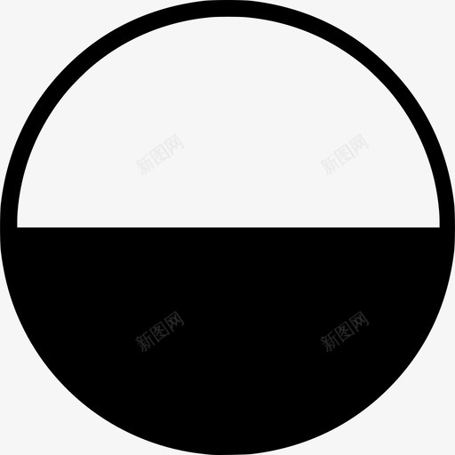 对比度调整圆形图标svg_新图网 https://ixintu.com 圆形 对比度 对比度圆 曝光 调整 阴影