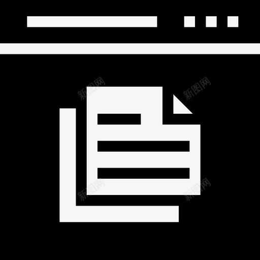 网站文件应用程序浏览器图标svg_新图网 https://ixintu.com 应用程序 浏览器 网站文件 网页 网页设计开发字形
