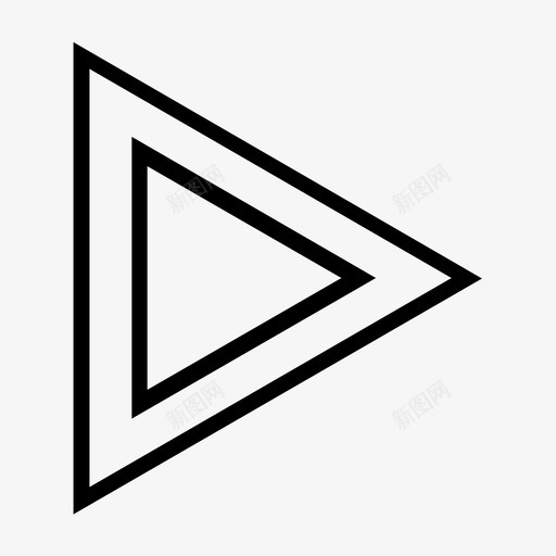 三角形下一个图案图标svg_新图网 https://ixintu.com 三角形 三角形图案 下一个 图案 游戏