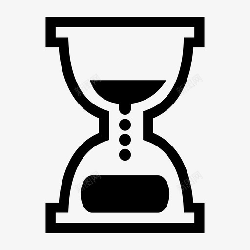 时钟沙漏时间图标svg_新图网 https://ixintu.com 时钟 时间 沙漏 自动取款机 计时器