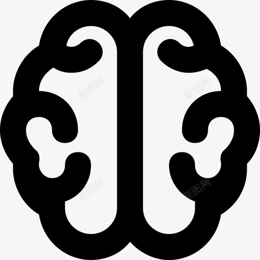 大脑身体部位人脑图标svg_新图网 https://ixintu.com 人脑 器官 大脑 思维 网络和用户界面图标 身体部位