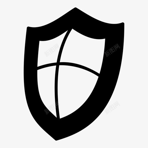 盾防御守卫图标svg_新图网 https://ixintu.com 保护 守卫 护盾 盾 防御