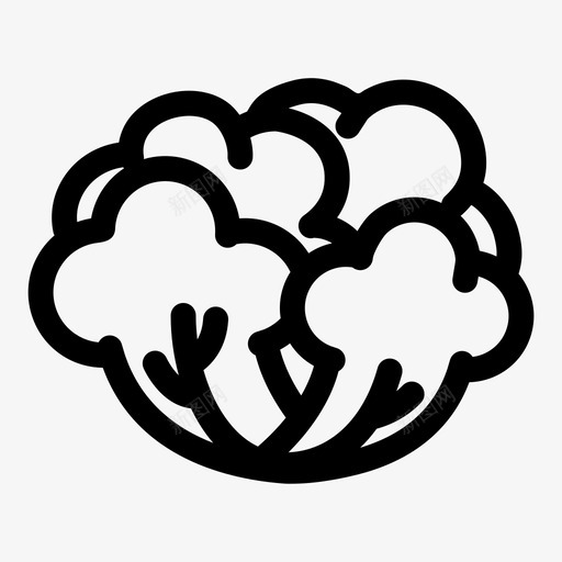 卷心菜蔬菜水果和蔬菜图标svg_新图网 https://ixintu.com 卷心菜 水果和蔬菜 蔬菜