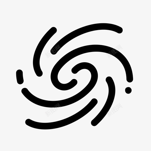 银河系太空宇宙图标svg_新图网 https://ixintu.com 天文科学 太空 宇宙 银河系