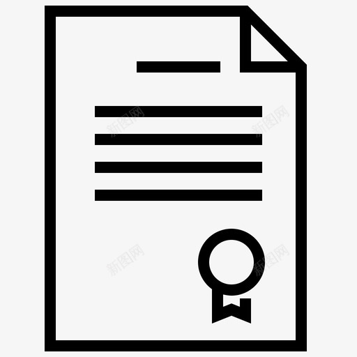 证书建筑施工图标svg_新图网 https://ixintu.com 建筑 施工 设计 证书 项目