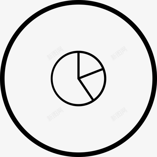 饼图统计信息uiux图标集合svg_新图网 https://ixintu.com uiux图标集合 统计信息 饼图