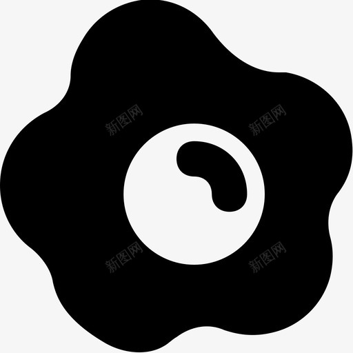 煎蛋早餐食物图标svg_新图网 https://ixintu.com 健康食品 早餐 煎蛋 网络和用户界面图标 食物