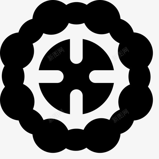 荆棘之鸦教堂宗教图标svg_新图网 https://ixintu.com 宗教 教堂 祈祷 粉碎宗教md固体 荆棘之鸦