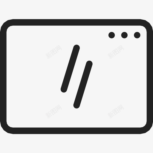 窗口浏览器屏幕图标svg_新图网 https://ixintu.com 屏幕 浏览器 窗口