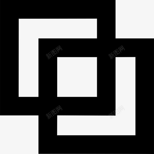 重叠分层叠加图标svg_新图网 https://ixintu.com 分层 叠加 正方形 重叠