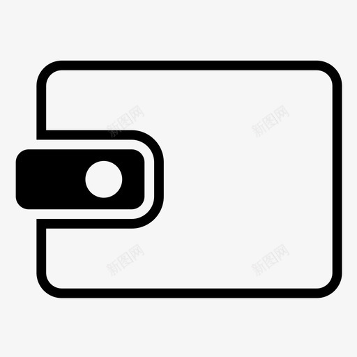钱包买东西现金图标svg_新图网 https://ixintu.com 买东西 现金 购物 钞票 钱 钱包