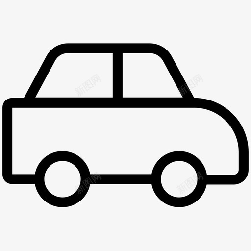 交通汽车旅行图标svg_新图网 https://ixintu.com ios网络用户界面线图标 交通 旅行 汽车 车辆