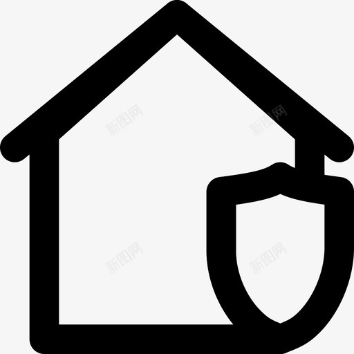 房屋保险保护安全图标svg_新图网 https://ixintu.com smashicons安全2md大纲 保护 安全 房屋保险