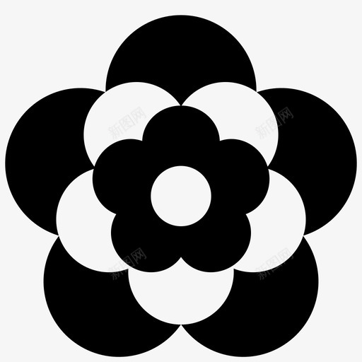 花假日农历图标svg_新图网 https://ixintu.com 假日 农历 庆祝农历新年 春天 花