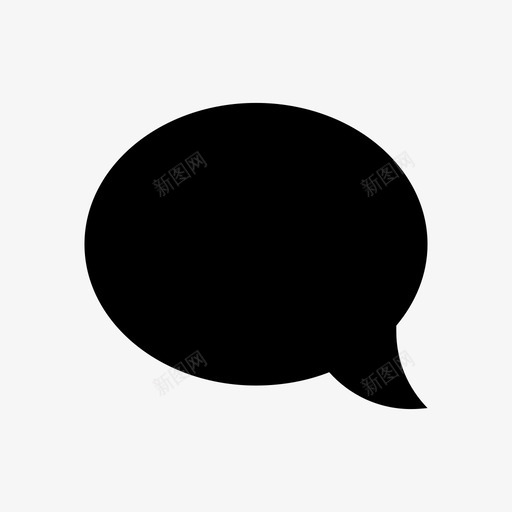语音泡泡聊天想法图标svg_新图网 https://ixintu.com 想法 聊天 语音泡泡 谈话