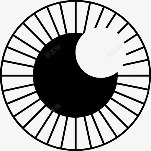 眼球虹膜看图标svg_新图网 https://ixintu.com 看 眼球 瞳孔 虹膜