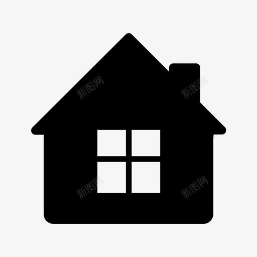 房地产酒店公寓图标svg_新图网 https://ixintu.com 公寓 建筑物 房地产 房屋 烟囱 酒店