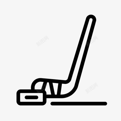 冰球冰球棒运动图标svg_新图网 https://ixintu.com 冰球 冰球棒 运动