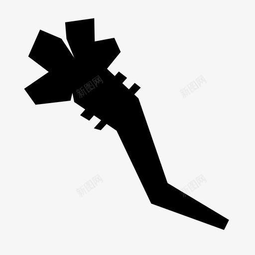 木杖棍棒手杖图标svg_新图网 https://ixintu.com rpg武器雕文 巫师 手杖 木杖 棍棒 魔术师