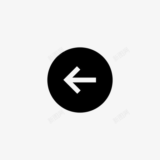 左箭头单击光标图标svg_新图网 https://ixintu.com 光标 单击 左箭头 指针 方向 箭头