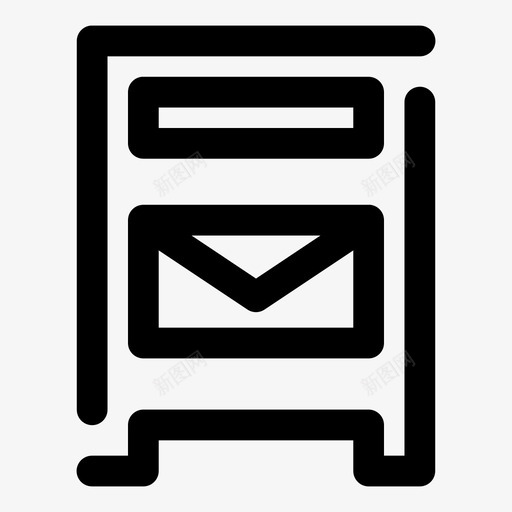邮箱电子邮件明信片图标svg_新图网 https://ixintu.com 寄信 明信片 电子邮件 通讯缺口大 邮箱