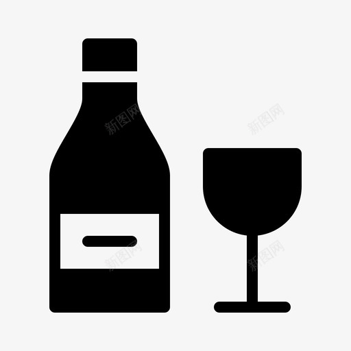 葡萄酒法国巴黎图标svg_新图网 https://ixintu.com 巴黎 法国 葡萄酒 这是法国