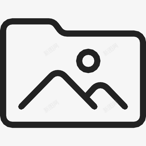 文件夹图像照片图标svg_新图网 https://ixintu.com 图像 图片 摄影 文件夹 照片