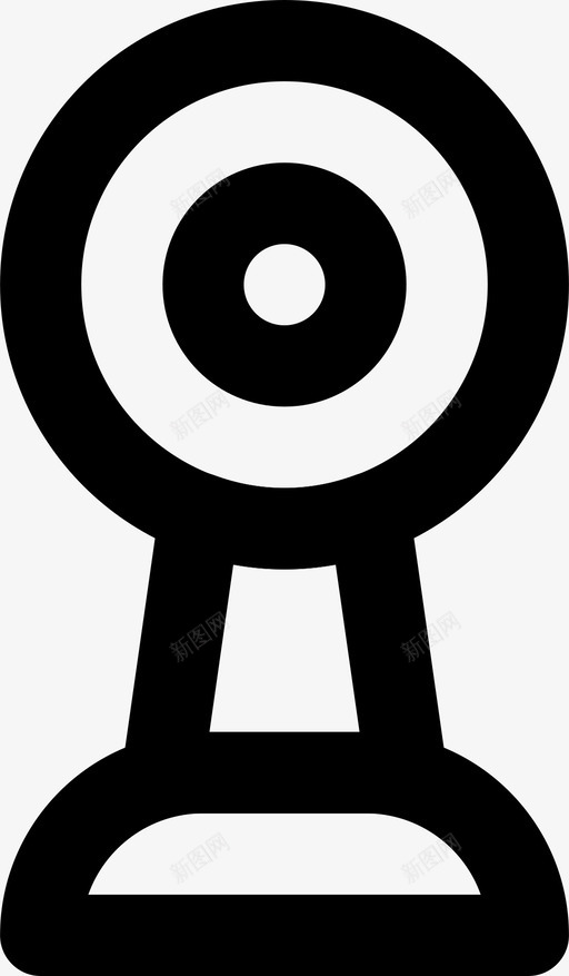 网络摄像头保护安全图标svg_新图网 https://ixintu.com smashicons安全2md大纲 保护 安全 网络摄像头