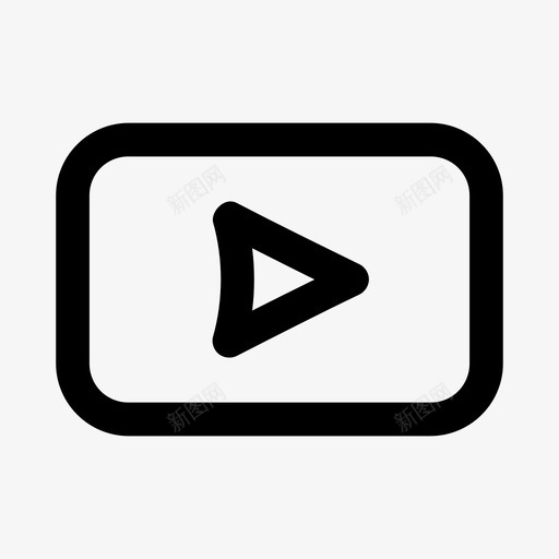 视频音乐播放图标svg_新图网 https://ixintu.com 声音 播放 视频 音乐