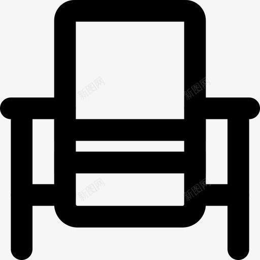复古扶手椅物品家具图标svg_新图网 https://ixintu.com smashicons家居md大纲 复古扶手椅 家具 家居用品 物品