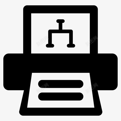 共享打印机共享文件保存到打印图标svg_新图网 https://ixintu.com 保存到打印 共享打印机 共享文件