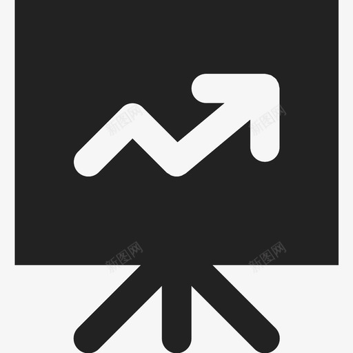 演示商务管理图标svg_新图网 https://ixintu.com 会议 办公室 商务 演示 管理
