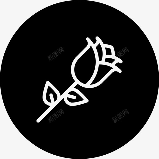 玫瑰日花图标svg_新图网 https://ixintu.com 情人节2017年轮差 日 求婚 爱 玫瑰 花