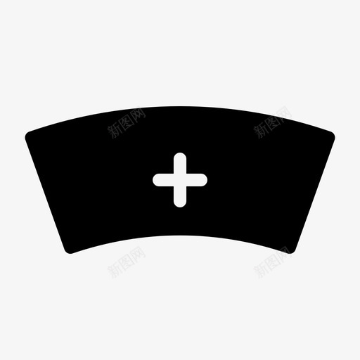 护士帽医院医院和医学图标svg_新图网 https://ixintu.com 医院 医院和医学 护士帽