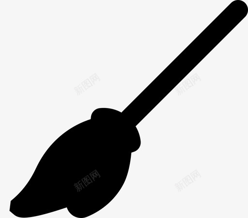 扫帚万圣节假日图标svg_新图网 https://ixintu.com 万圣节 假日 史密顿假日md固体 扫帚
