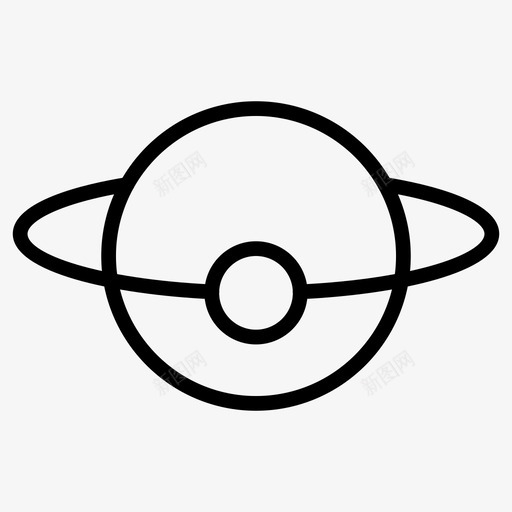 行星土星宇宙图标svg_新图网 https://ixintu.com 土星 宇宙 宇宙图标集 行星
