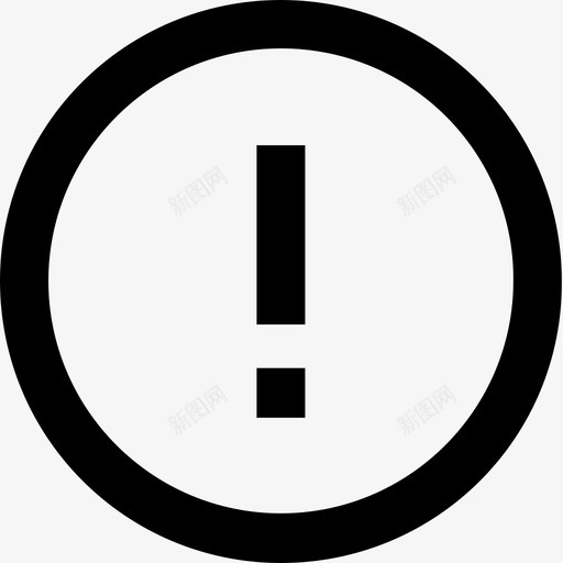 警告错误感叹号图标svg_新图网 https://ixintu.com 感叹号 警告 邮件应用程序 重要信息 错误