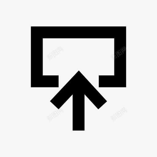 上载箭头ui资产图标svg_新图网 https://ixintu.com ui元素 ui资产 上载 箭头