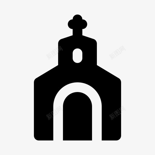 教堂圣洁爱情图标svg_新图网 https://ixintu.com 圣洁 婚姻 婚礼 教堂 爱情