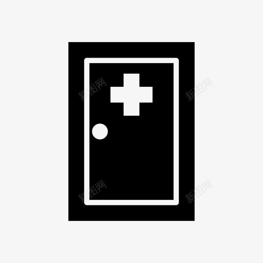 医院门急诊导游图标svg_新图网 https://ixintu.com 医务人员 医院门 导游 急诊