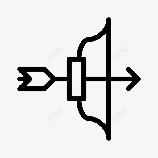 弓箭爱图标svg_新图网 https://ixintu.com 弓 爱 箭
