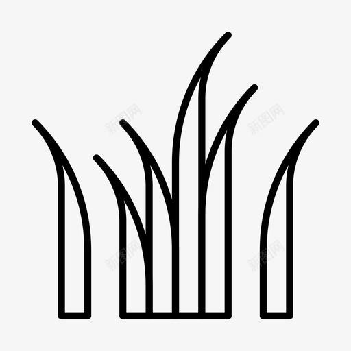 草花园草本图标svg_新图网 https://ixintu.com 户外自然2 植物 简单 自然 花园 草 草本