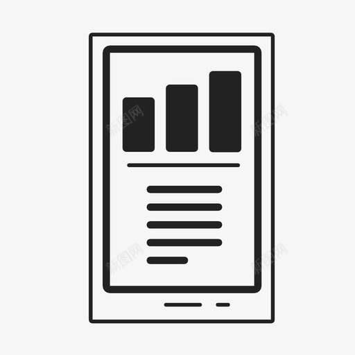 移动分析图表统计图标svg_新图网 https://ixintu.com 图表 移动分析 统计
