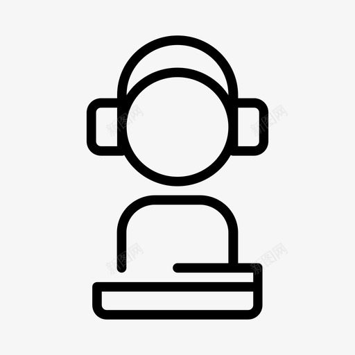 dj迪斯科磁盘骑师图标svg_新图网 https://ixintu.com dj 杂项ii 电子音乐 磁盘骑师 迪斯科