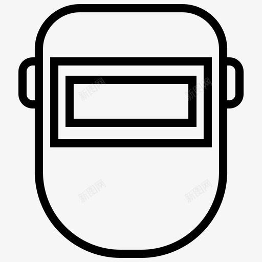 焊接面罩建筑控制图标svg_新图网 https://ixintu.com 保护 安全 建筑 控制 施工 焊接防护 焊接面罩