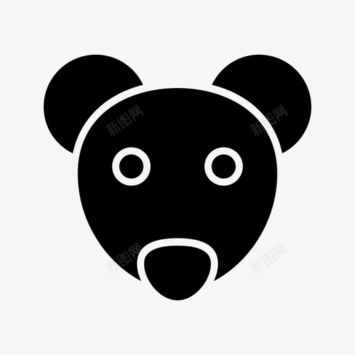老鼠动物卡通图标svg_新图网 https://ixintu.com 动物 卡通 卡通动物 孩子 老鼠