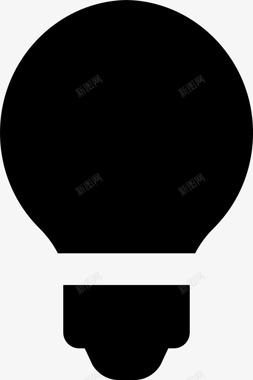 灯泡建筑工具图标svg_新图网 https://ixintu.com 工作 工具 建筑 灯泡 粉碎图标建设md固体