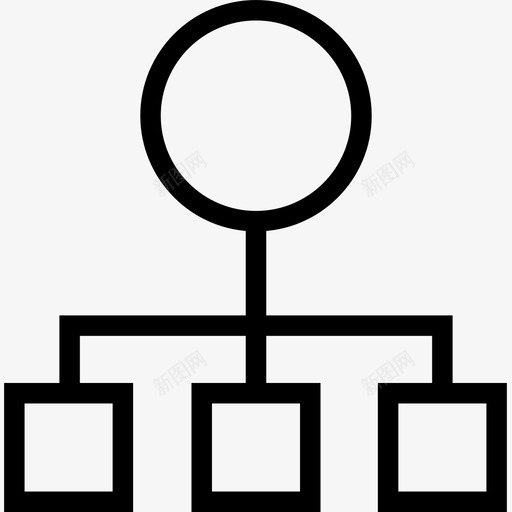 层次结构图表顺序图标svg_新图网 https://ixintu.com iosweb用户界面行图标 团队 图表 层次结构 组织 顺序